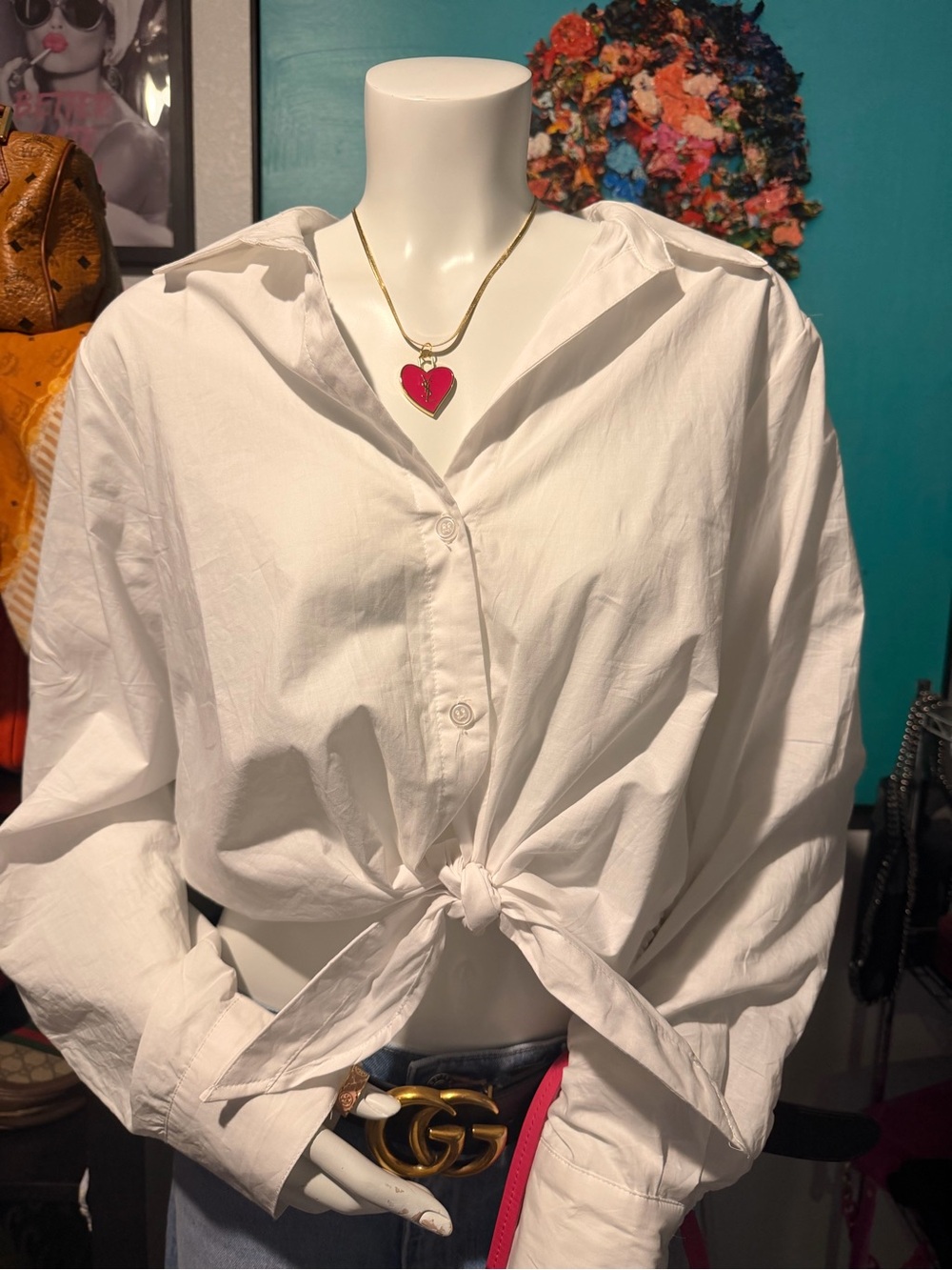 Sanctuary Cropped Button-Up